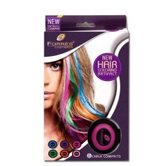 Тушь-мелок для волос цветная HCA001 микс (6 шт)